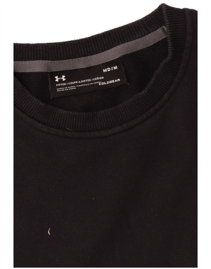 Under Armour Cold Gear Sweatshirt Jumper Homme Noir Moyen Coton