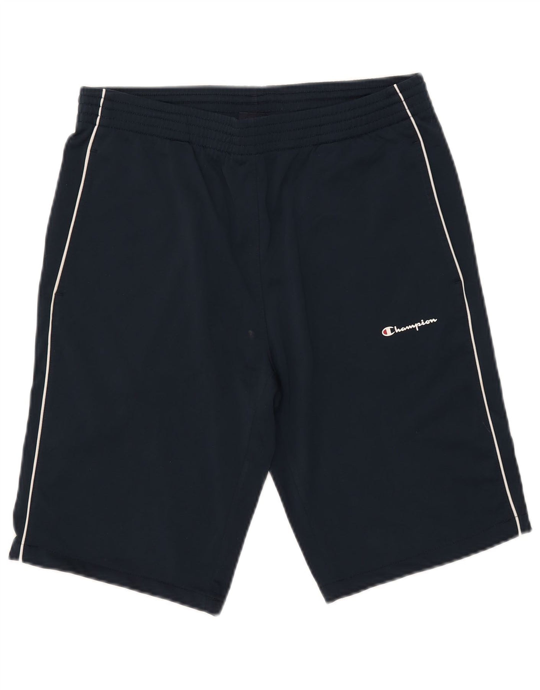 CHAMPION Short de Sport Homme Petit Bleu Marine Polyester