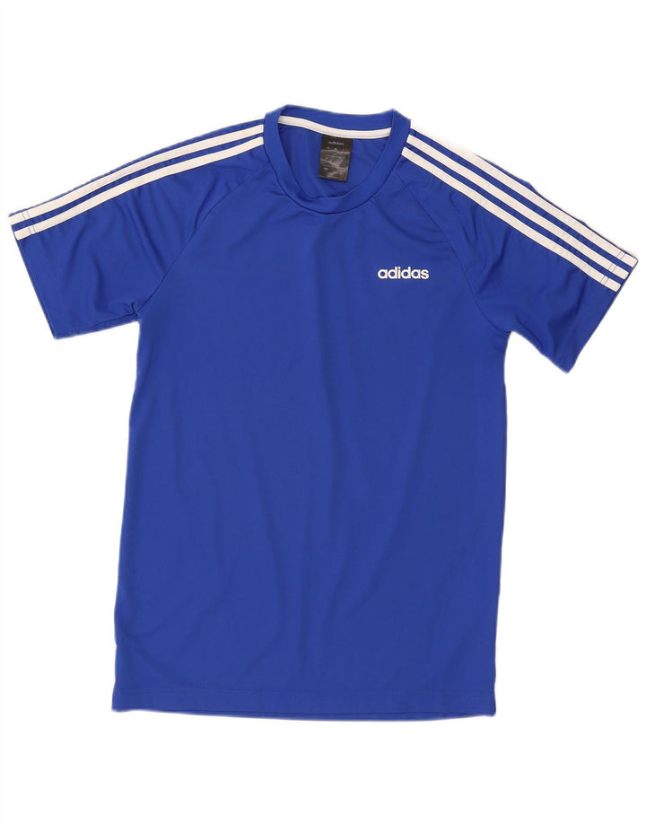 ADIDAS Mens Climalite T-Shirt Top Small Blue