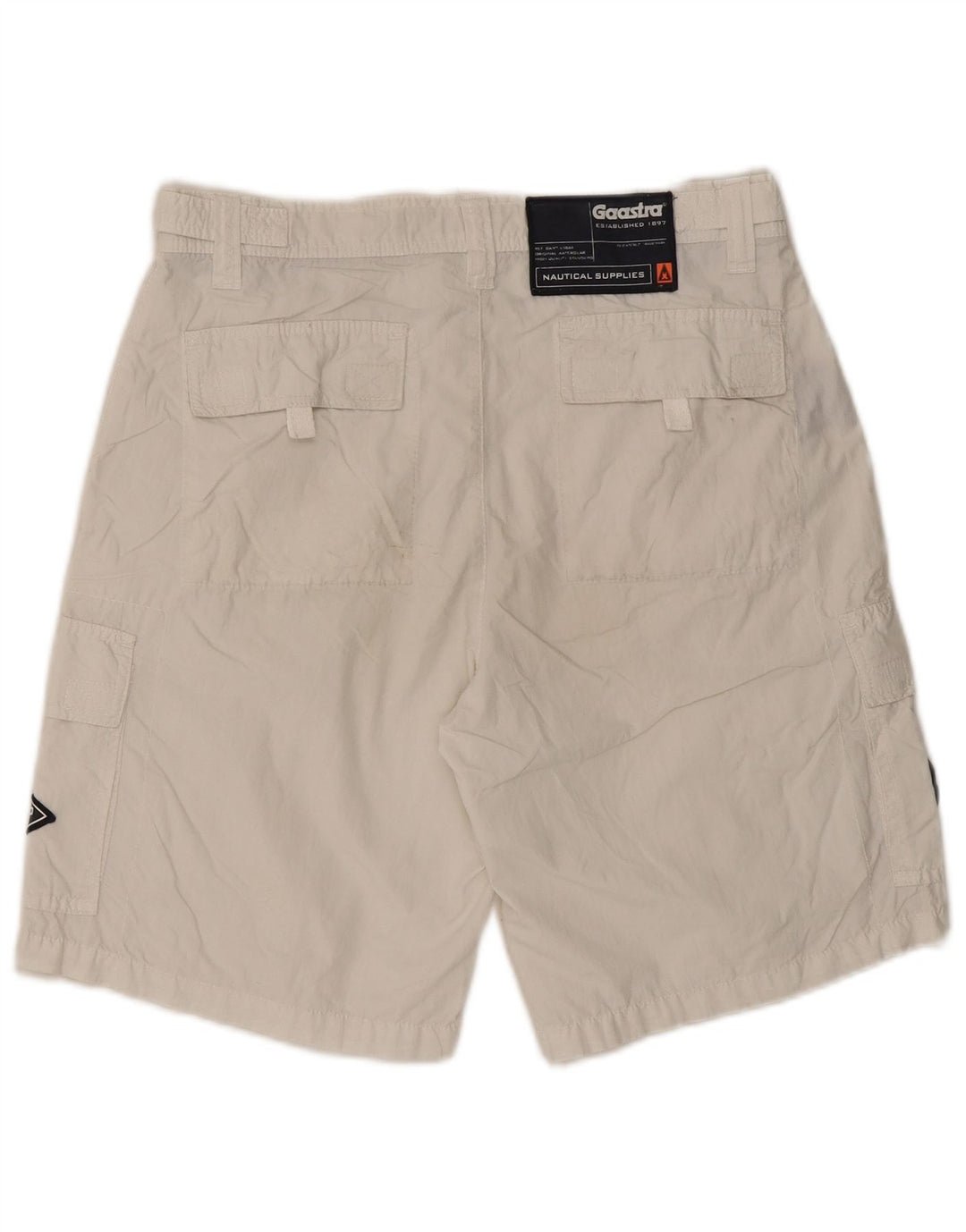 Gaastra Short Cargo Graphique Homme Petit W29 Coton Blanc