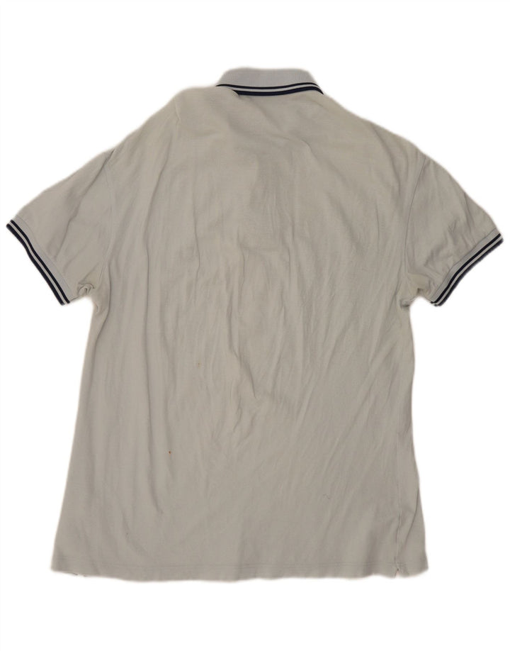 Fred Perry Polo Léger et Stretch Homme Blanc Cassé Moyen Coton