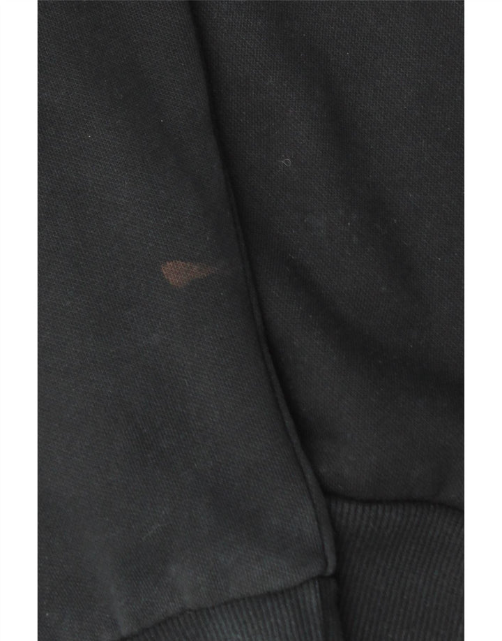 PUMA Sweat à Capuche Graphique Homme Noir Moyen Coton