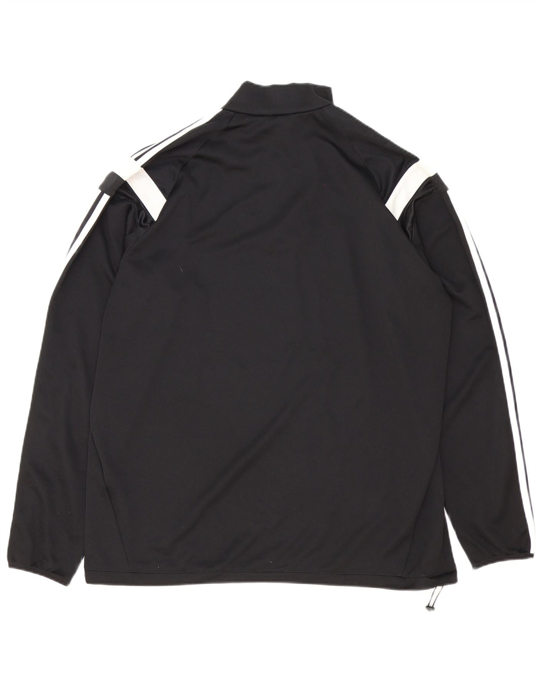 Adidas Hommes Climacool Zip Neck Pull Survêtement Top XL Noir Colorblock