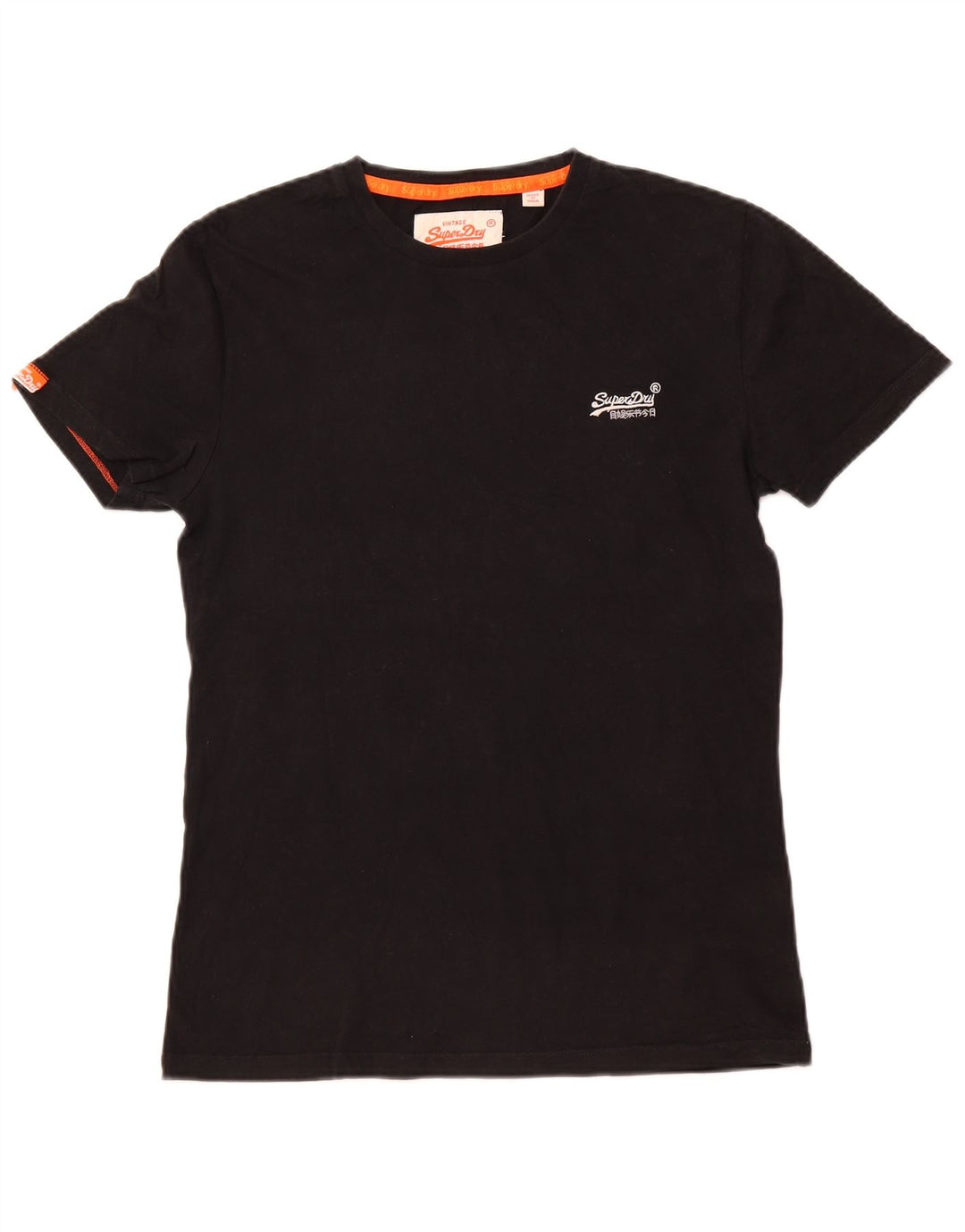 SUPERDRY T-Shirt Homme Haut Petit Noir Coton