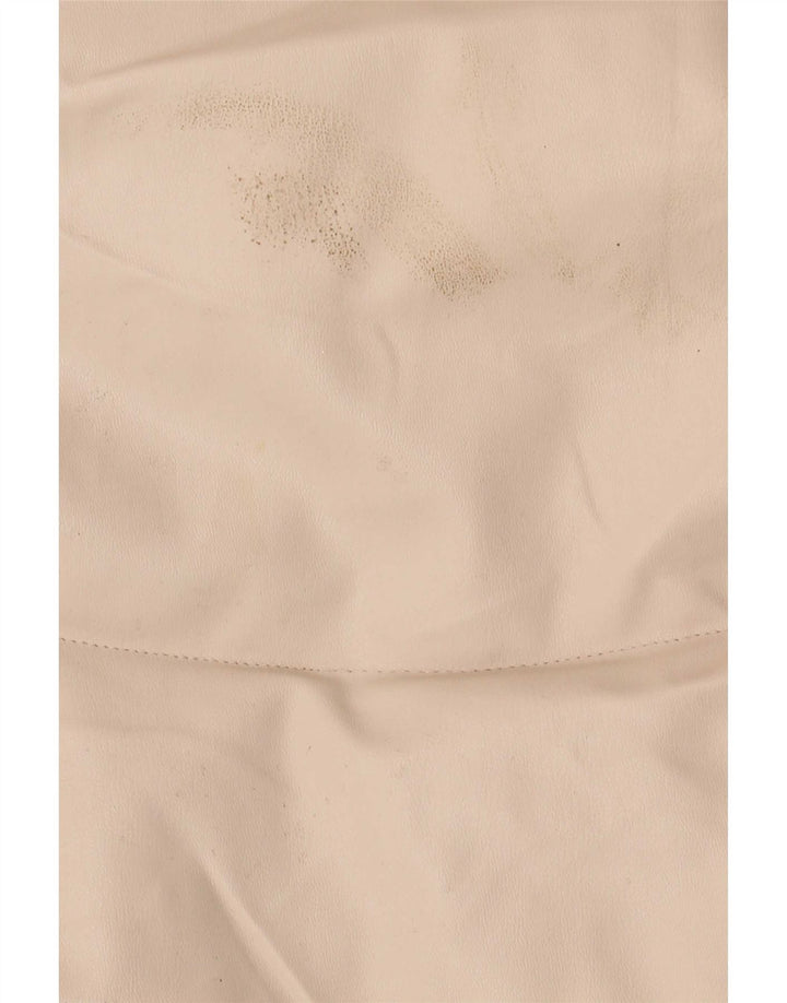 Zara Veste matelassée surdimensionnée à capuche pour femme UK 10 Small Beige Polyester