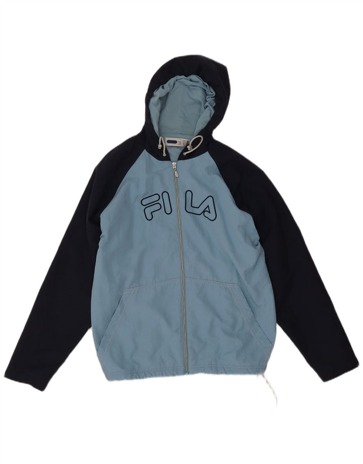 Fila Veste de Survêtement Graphique Garçon 11-12 ans Bleu Moyen Colourblock
