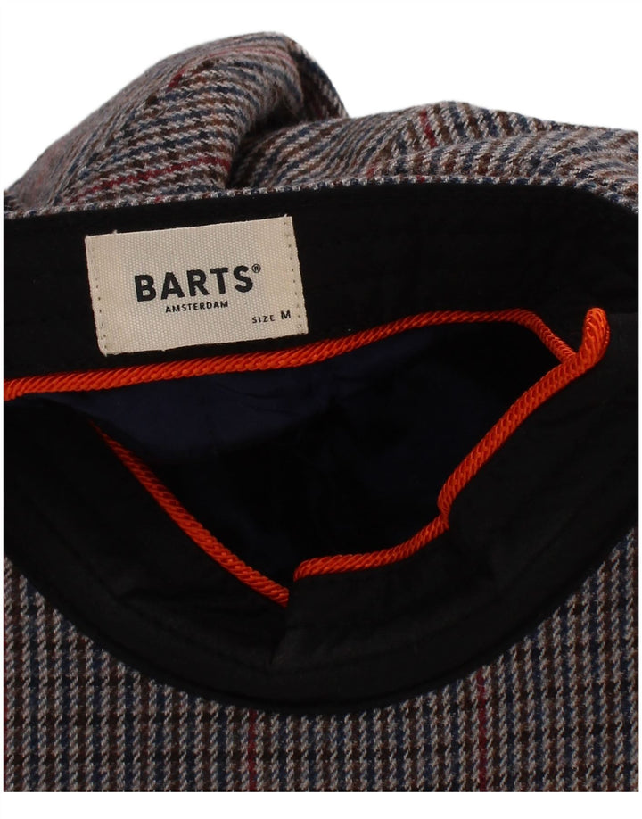 Barts Casquette Plate Femme Gris Moyen Pied-de-Poule Classique