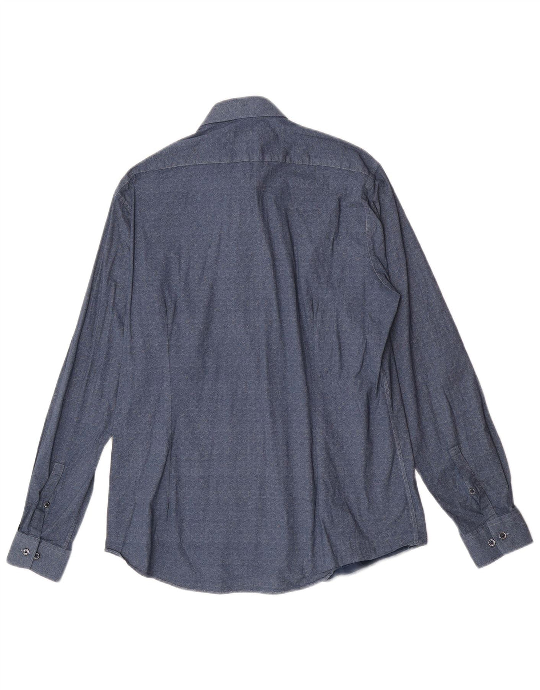 Calvin Klein Chemise slim à motif abstrait pour homme Taille 43 17 XL Bleu marine