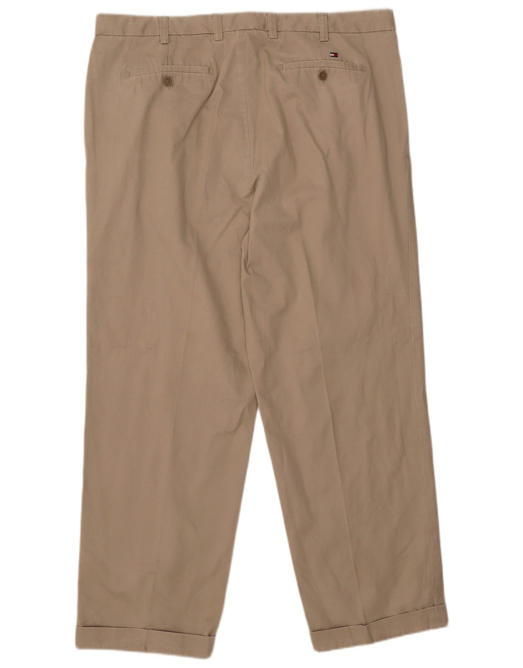TOMMY HILFIGER Pantalon Chino Pegged Homme W42 L32 Coton Beige