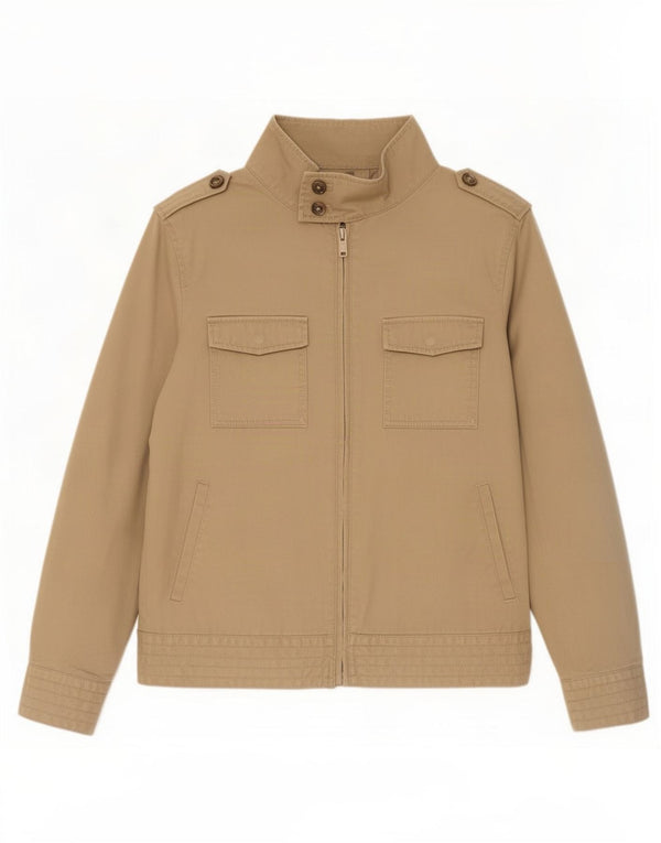 Zara Veste Militaire Homme UK 40 Grand Coton Beige