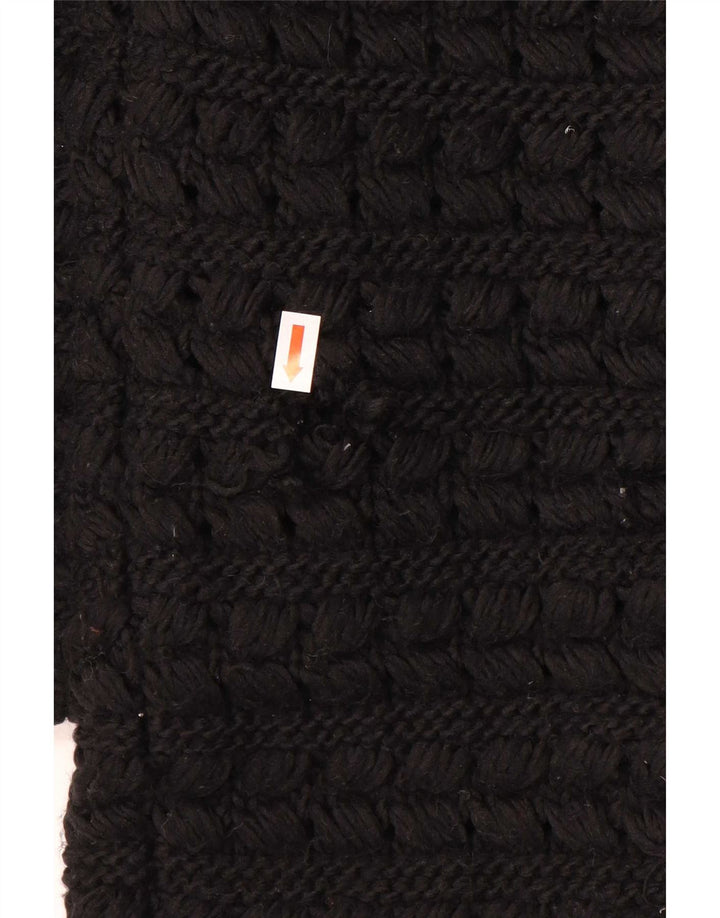 Zara Cardigan ouvert surdimensionné pour femme UK 14 Noir moyen