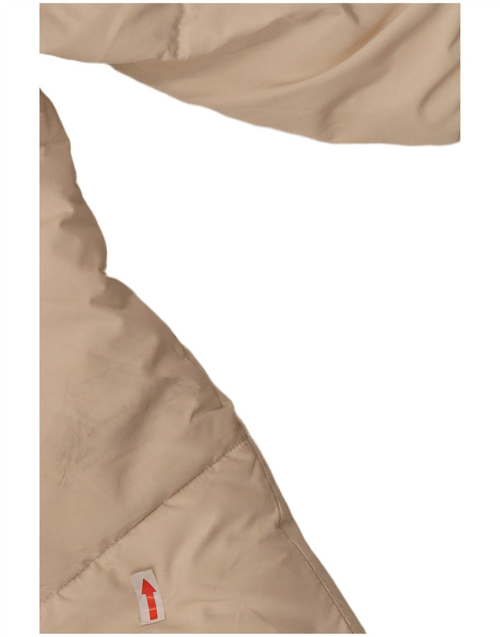 Zara Veste matelassée à capuche fille 11-12 ans Beige Polyester