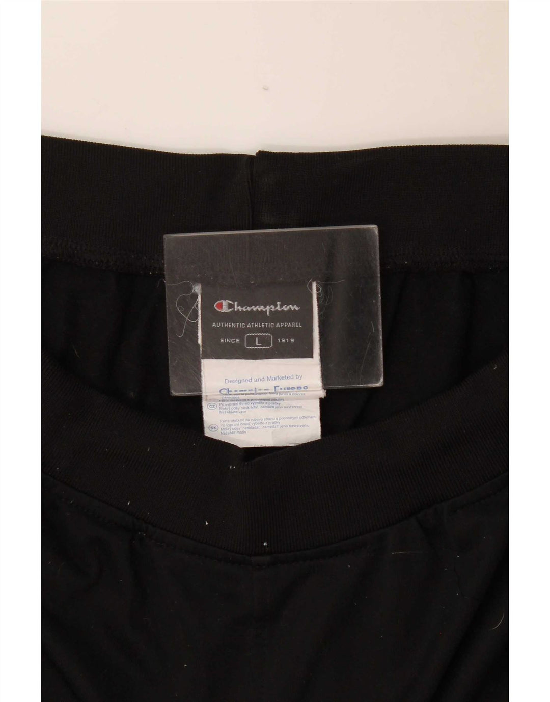 Champion Pantalon de survêtement pour femme UK 16 Large Noir Polyester