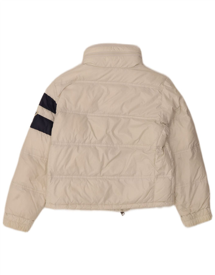 Moncler Veste matelassée graphique pour filles 9-10 ans Polyamide color block blanc