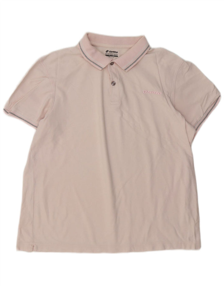 Lotto Polo Homme Grand Rose Coton