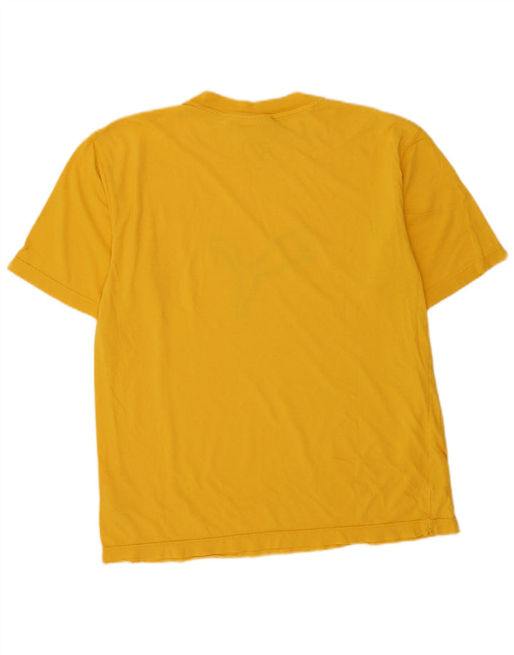 Puma T-Shirt Graphic Homme Jaune Moyen Coton