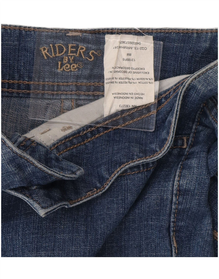 LEE Jeans Capri Riders pour femme US 8 Medium W32 L20 Bleu Coton