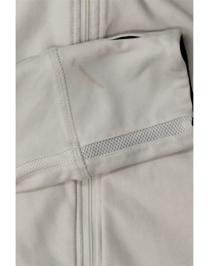 Nike Veste de survêtement Dri Fit pour femme UK 14/16 Large Blanc