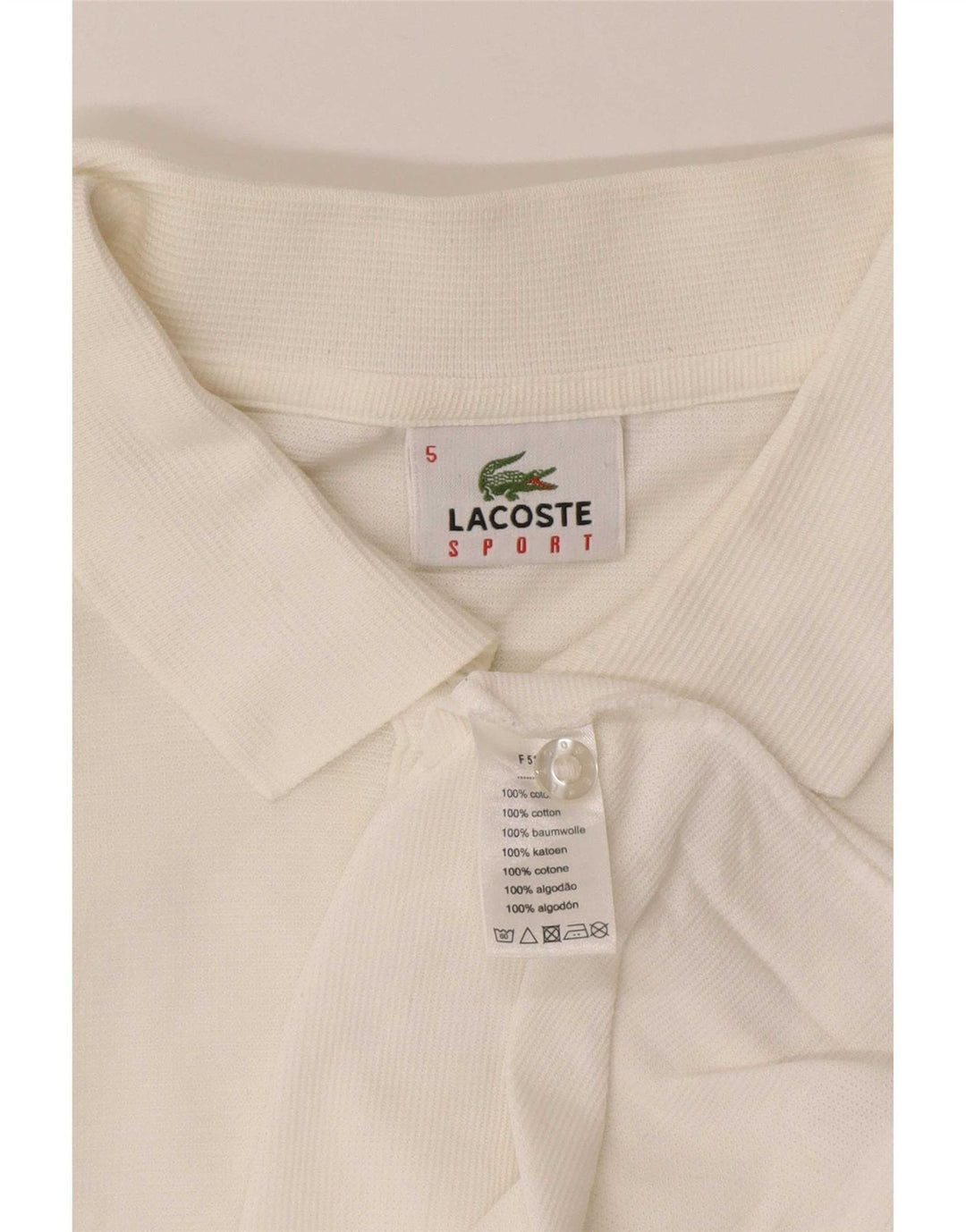 Lacoste Polo Homme Taille 5 Grand Coton Blanc
