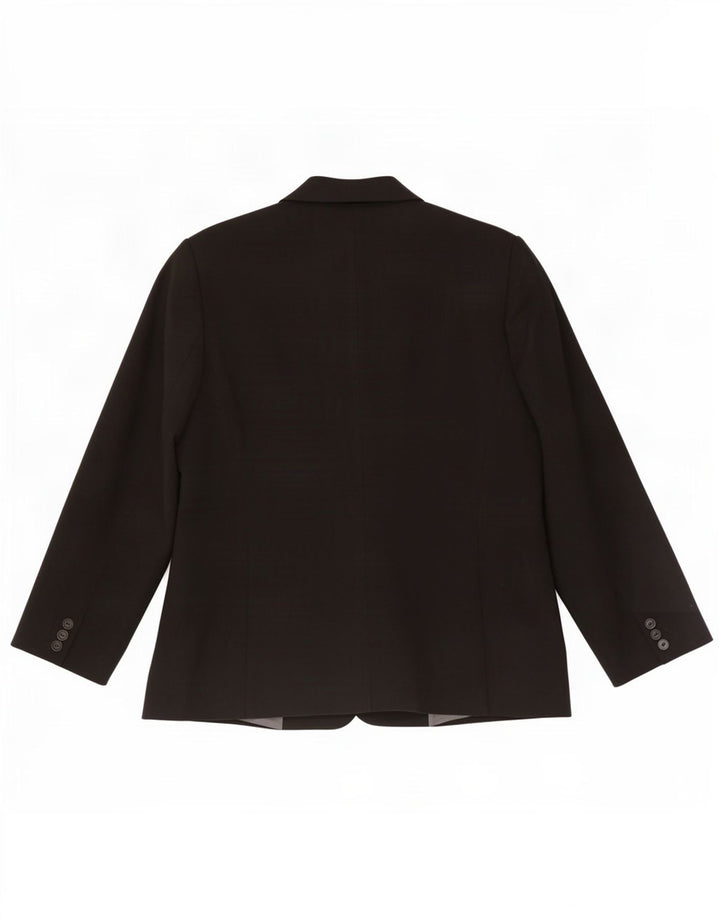 Zara Veste Blazer 4 Boutons Femme EU 46 2XL Noir Polyester