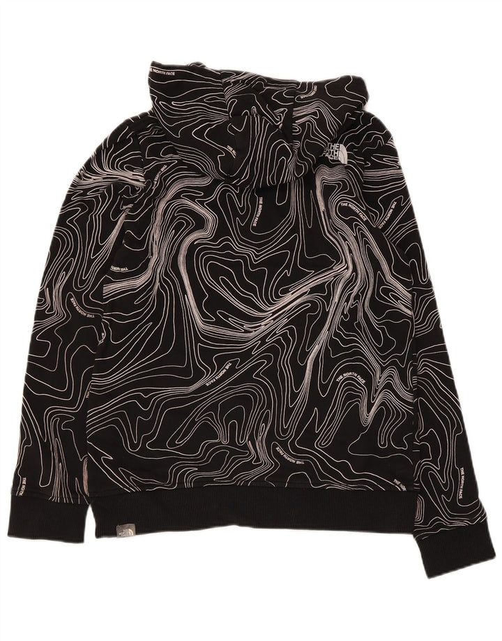 The North Face Pull à capuche à motif abstrait pour garçon 11-12 ans Grand Noir