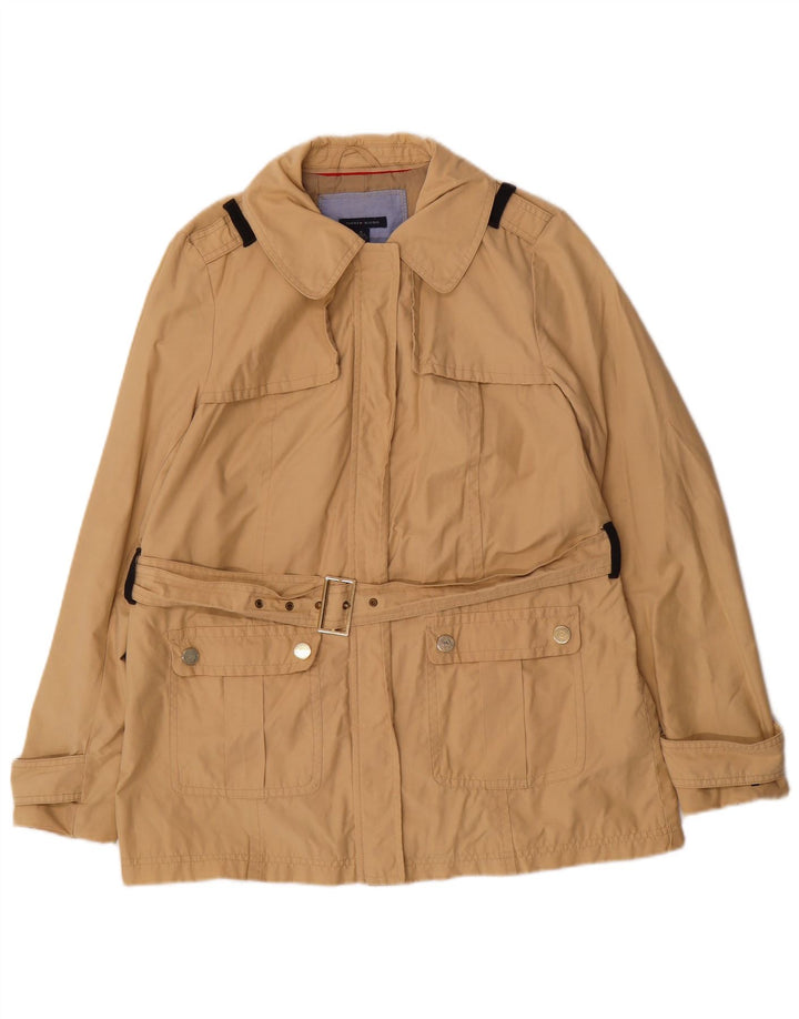 Tommy Hilfiger Trench-Coat Femme UK 14 Coton Beige Moyen