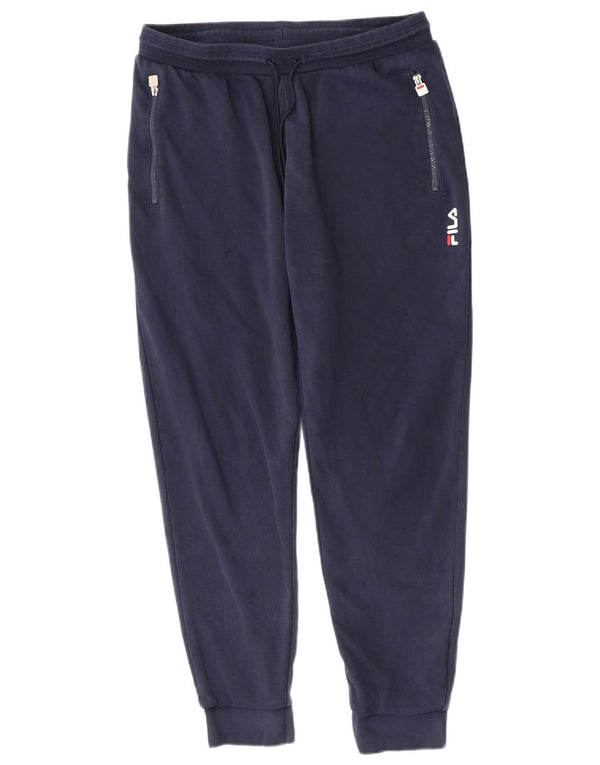 Fila Homme Pantalon De Survêtement Joggers Large Bleu Marine Coton