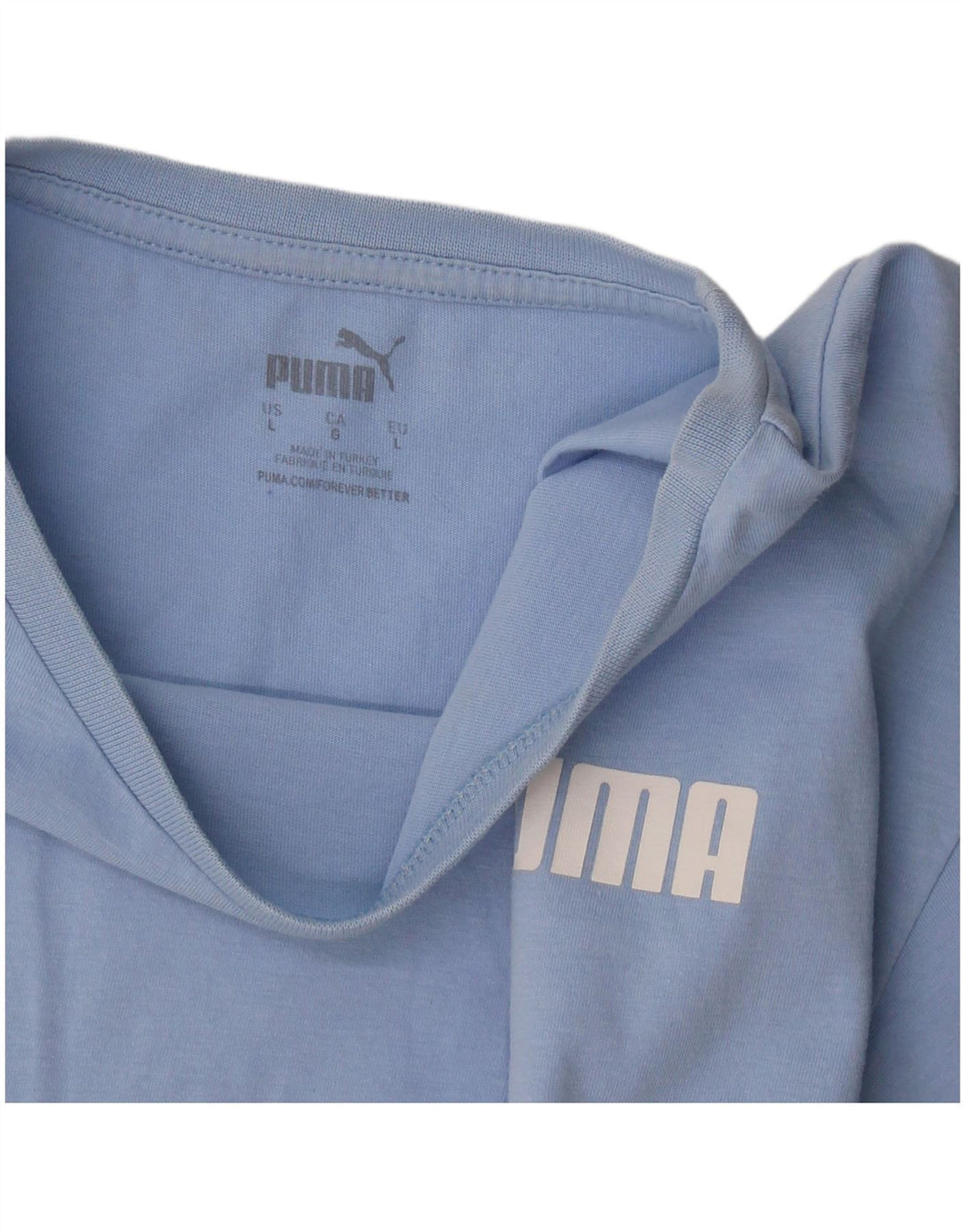 Puma T-shirt court pour femme UK 16 Large Bleu