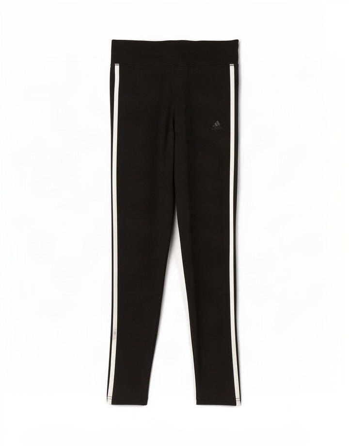 Adidas Climalite Leggings UK 12/14 Medium Noir Polyester