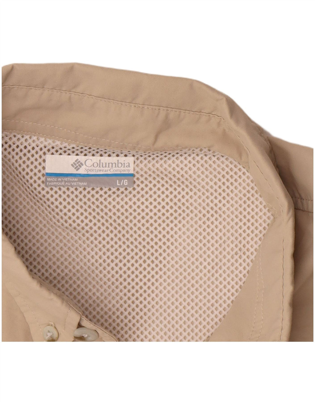 Columbia Chemise Homme Large Beige Polyester