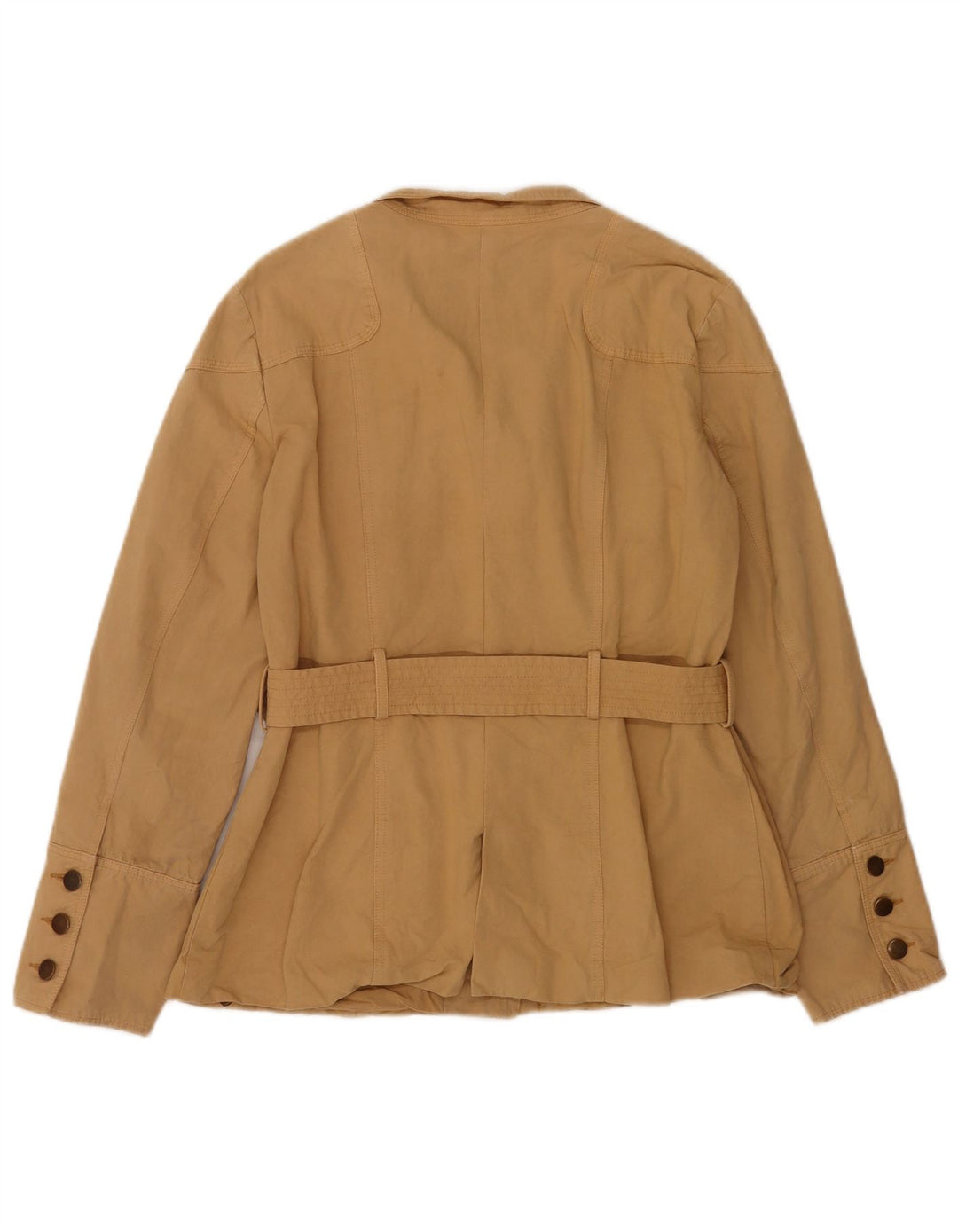 Zara Veste utilitaire femme EU 42 Grand coton beige