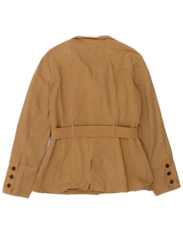 Zara Veste utilitaire femme EU 42 Grand coton beige