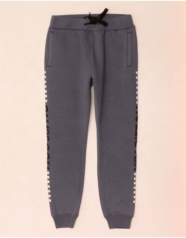 Hollister Pantalon de survêtement pour homme Pantalon de jogging Small W28 L29 Bleu moucheté