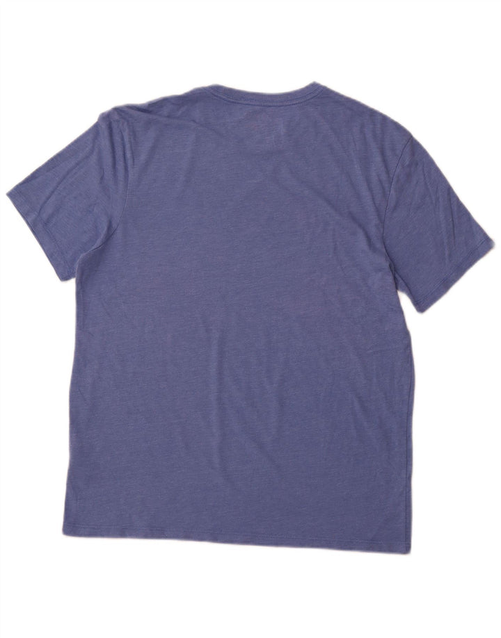 J. CREW T-Shirt Homme Bleu Moyen Coton