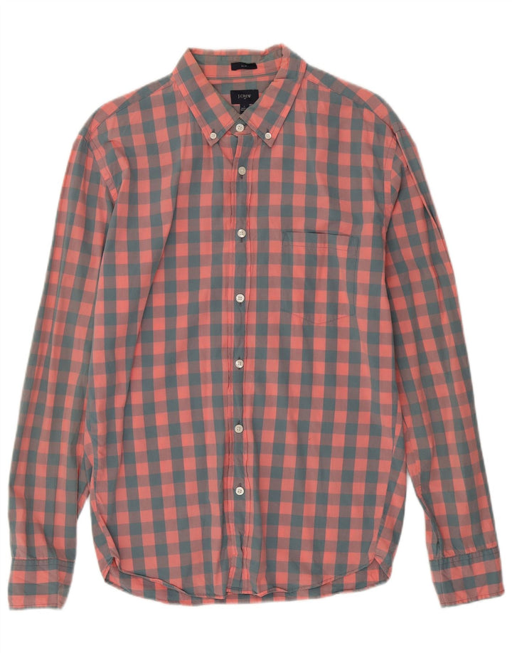 J. Crew Chemise Slim Homme Grand Vichy Rose