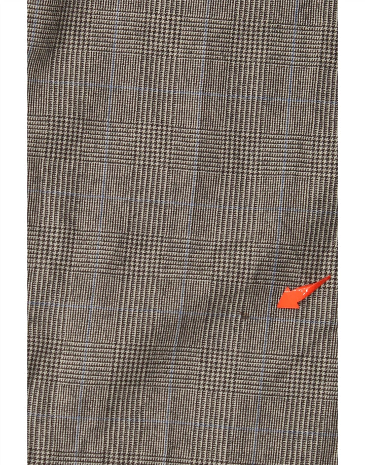 BROOKS BROTHERS Pantalon de Costume Madison Pegged Homme W32 L29 Gris Pied-de-Poule