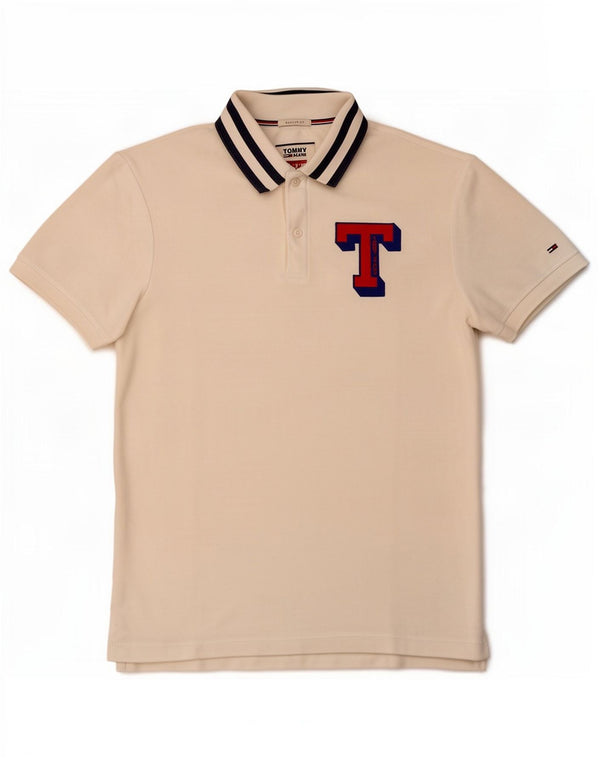 Tommy Hilfiger Polo Graphic Regular Fit Homme Rayé Blanc Moyen