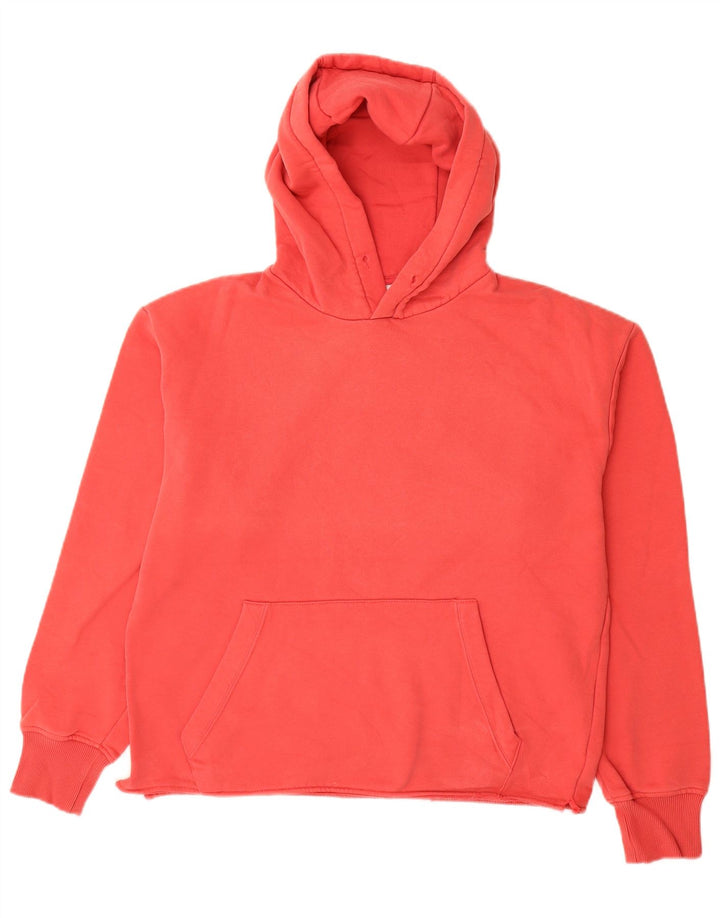 Zara Homme Sweat À Capuche Pull Rouge Moyen Coton