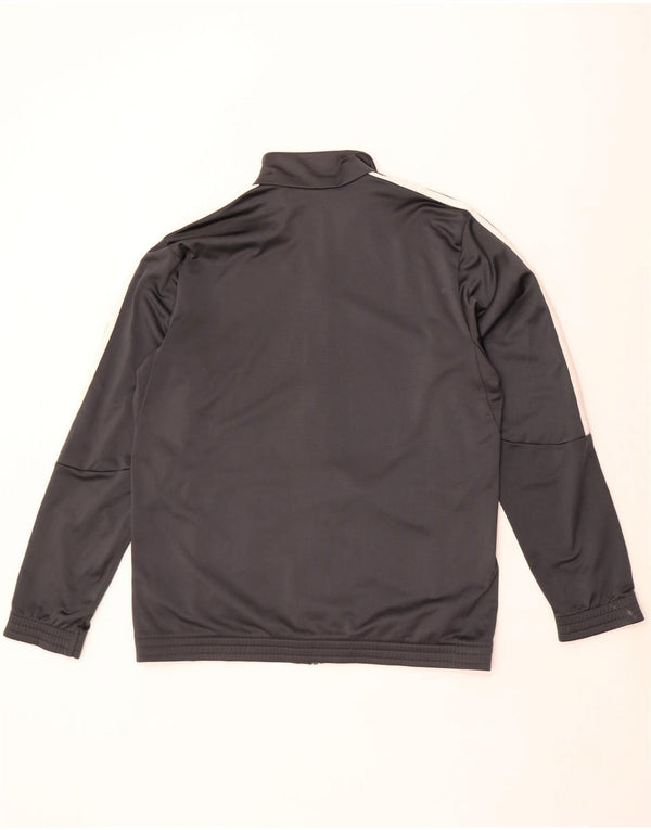 Adidas Veste de survêtement pour homme UK 44/46 Large Gris Polyester