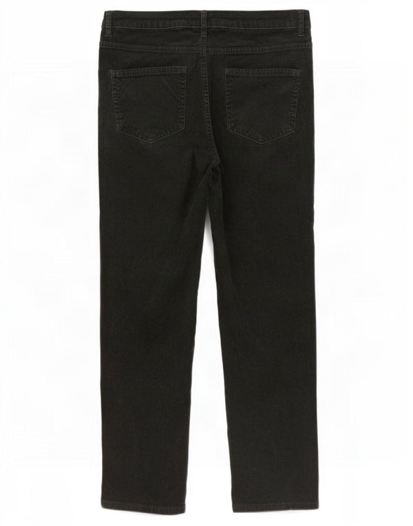 Marks & Spencer Pantalon court en velours côtelé pour femme UK 12 Medium W30 L25 Kaki