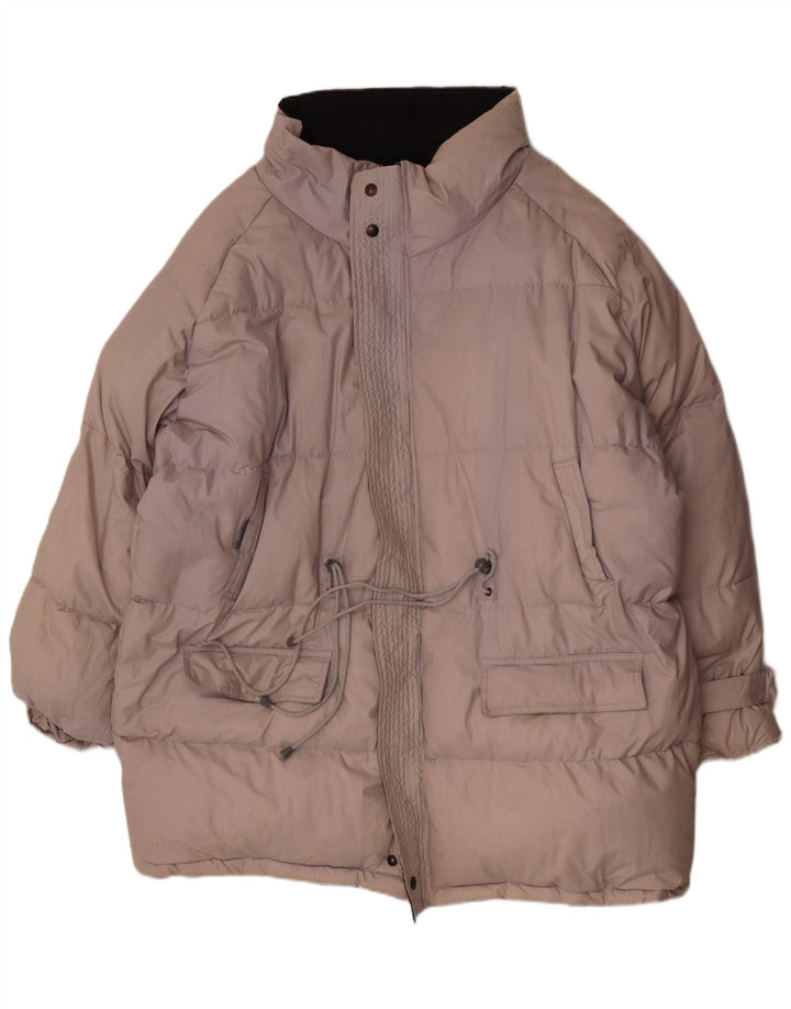 Cable Car Clothiers Veste matelassée réversible pour homme UK 40 Large Gris