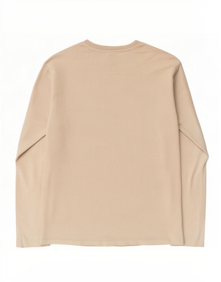 Zara Homme Top Manches Longues XL Blanc Cassé
