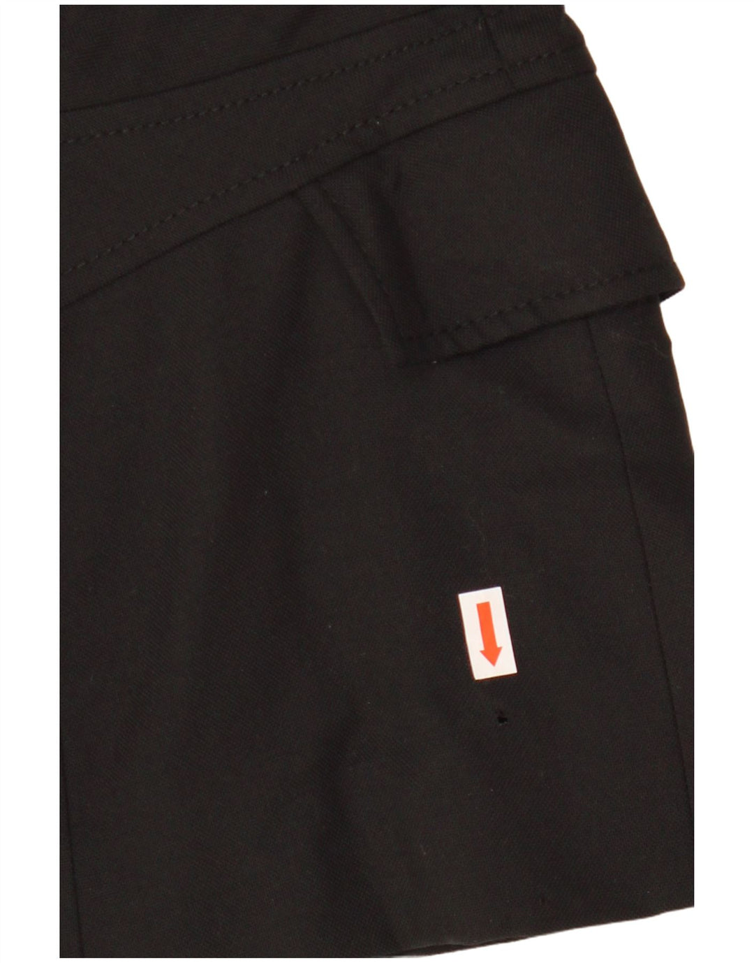 REISS Veste Blazer 1 Bouton Femme UK 8 Petite Laine Noire