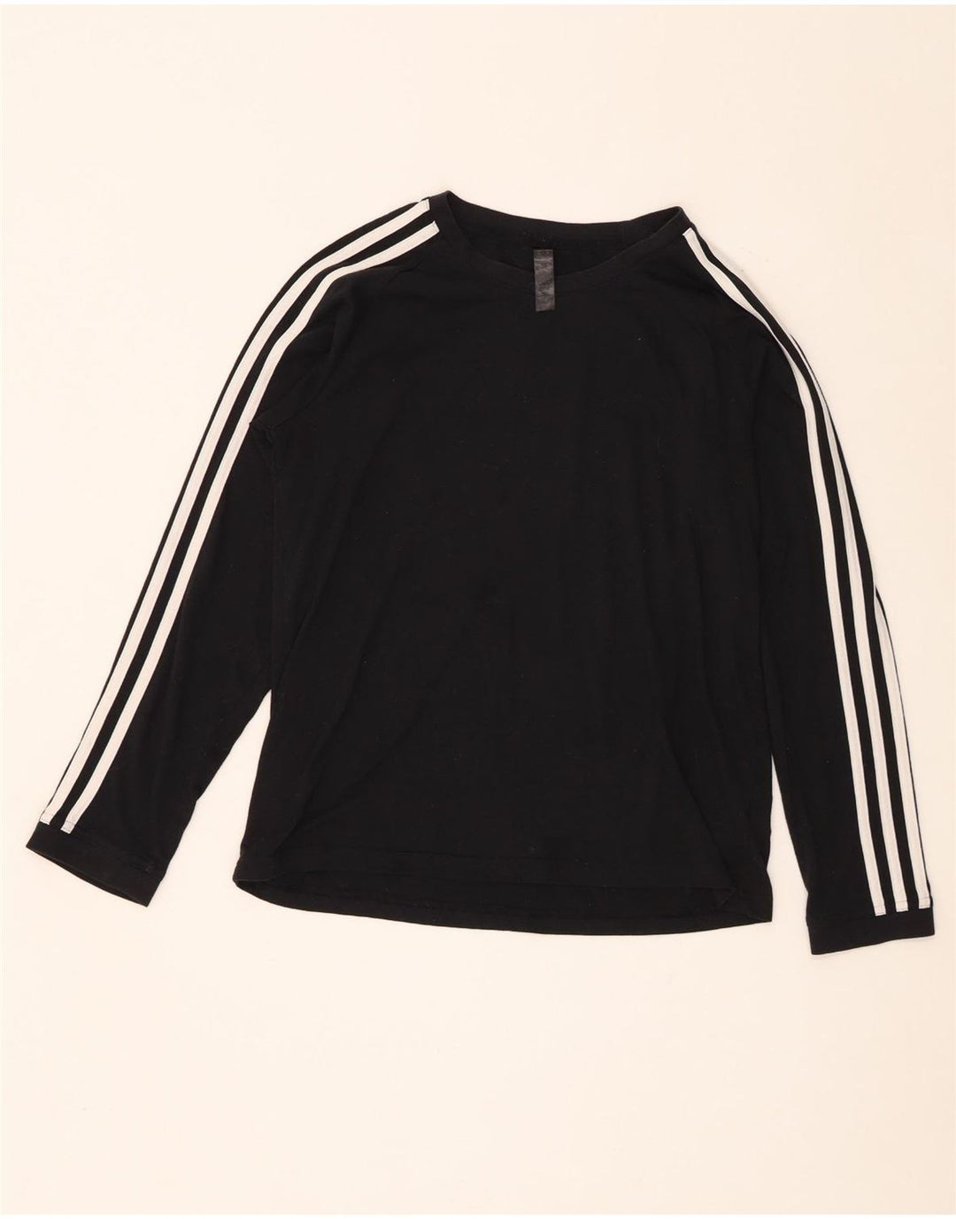 Adidas Femmes Aeroready Top Manches Longues UK 12/14 Moyen Noir Polyester