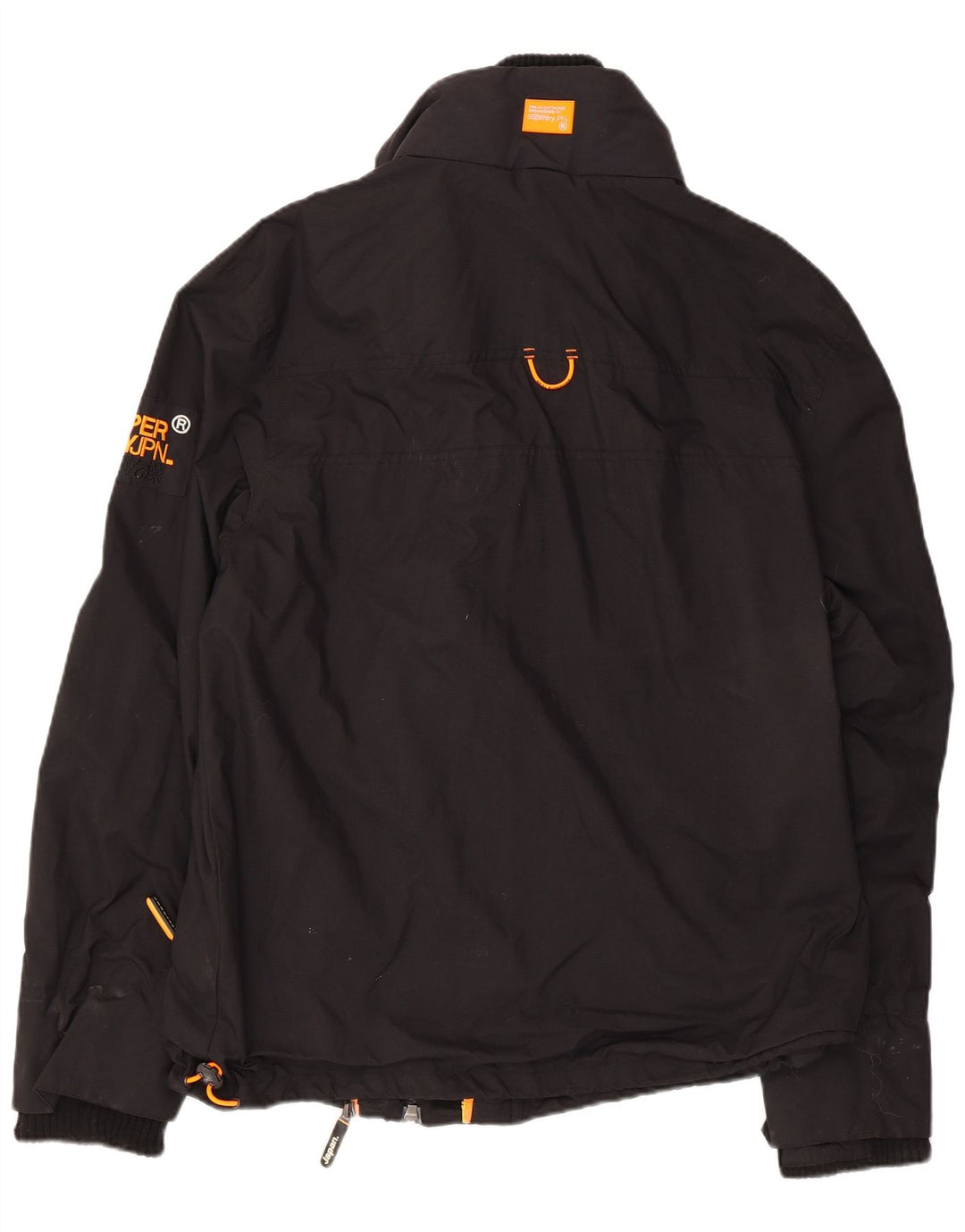 Superdry Veste de pluie Engineered pour femme UK 20 2XL Nylon noir