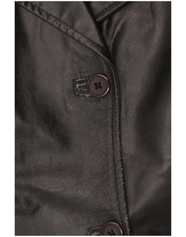 K'S Veste en cuir femme IT 48 XL Noir