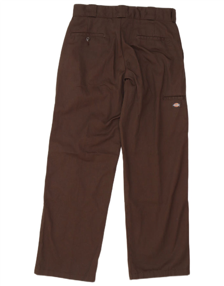 Dickies Pantalon cargo coupe ample pour homme W33 L32 Marron Polyester
