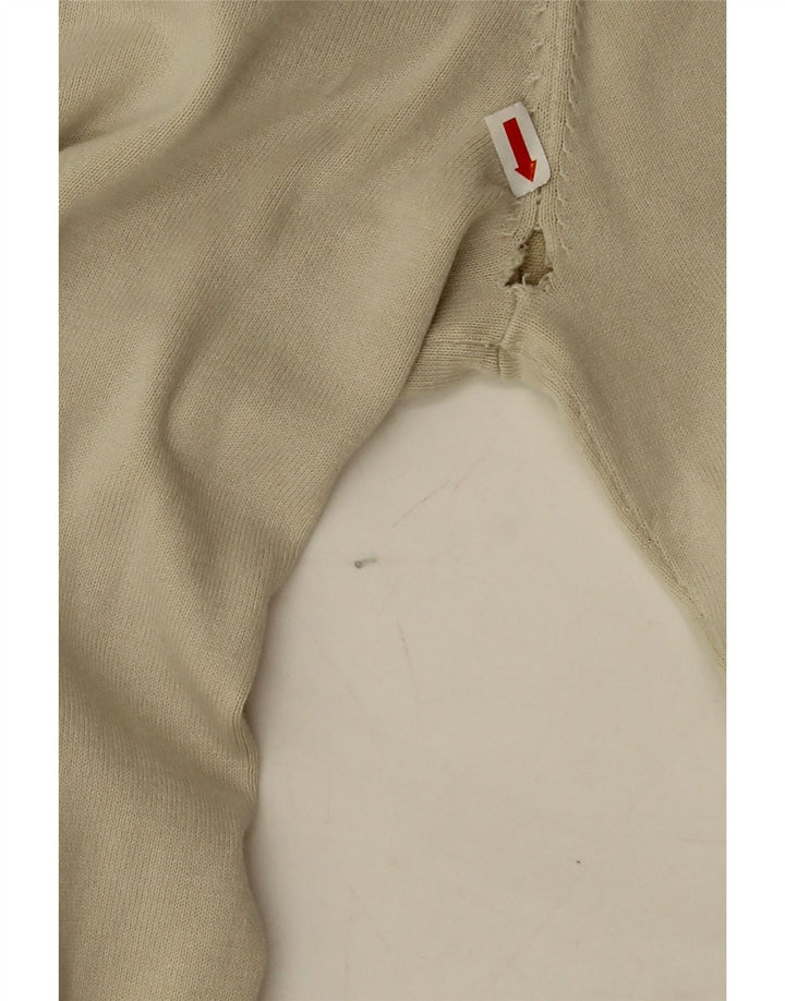 Massimo Dutti Pull Col V Homme Beige Moyen Coton