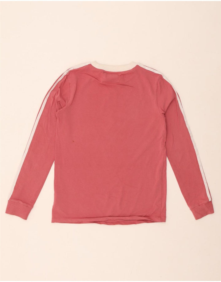 ADIDAS Haut à manches longues pour femme UK 8 Petit Rose Coton