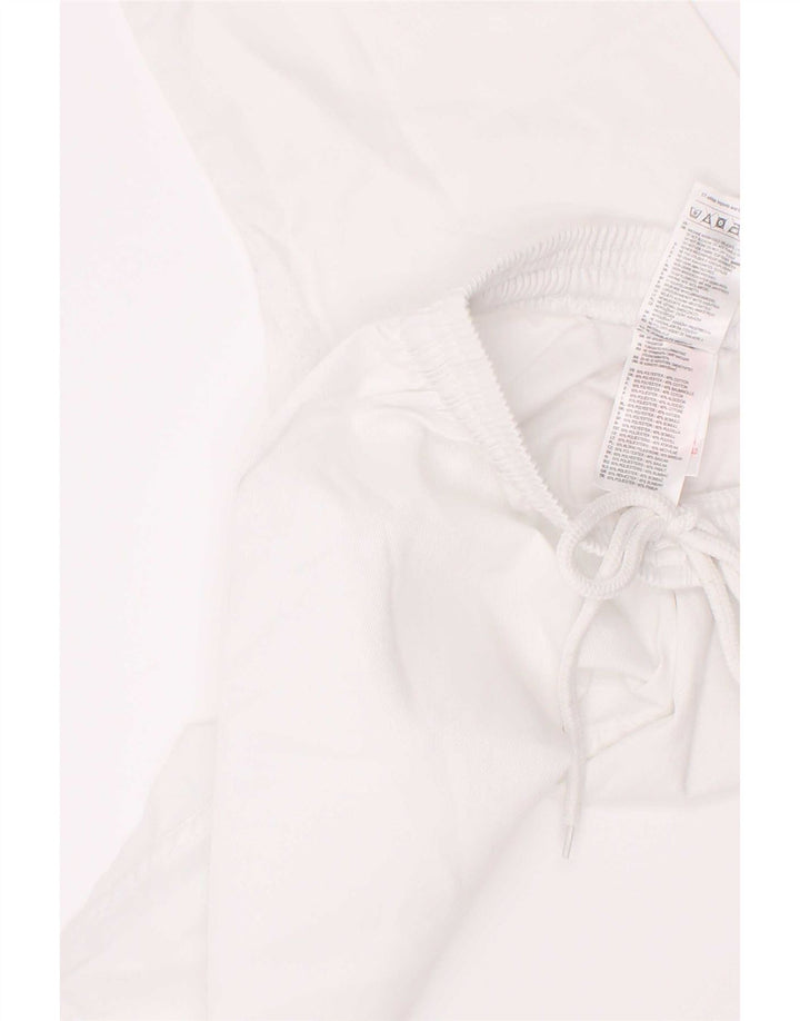 Pantalon de survêtement court Adidas garçon 7-8 ans blanc polyester